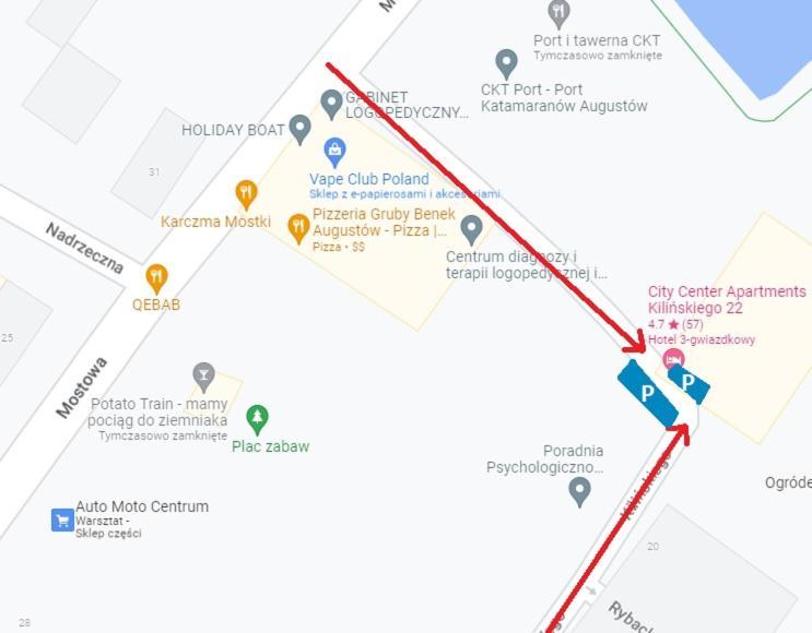City Center Apartments - Apartamenty Nad Rzeka Netta 아우구스투프 외부 사진